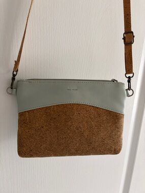 Pixie Mood Sage and Cork Crossbody Bag